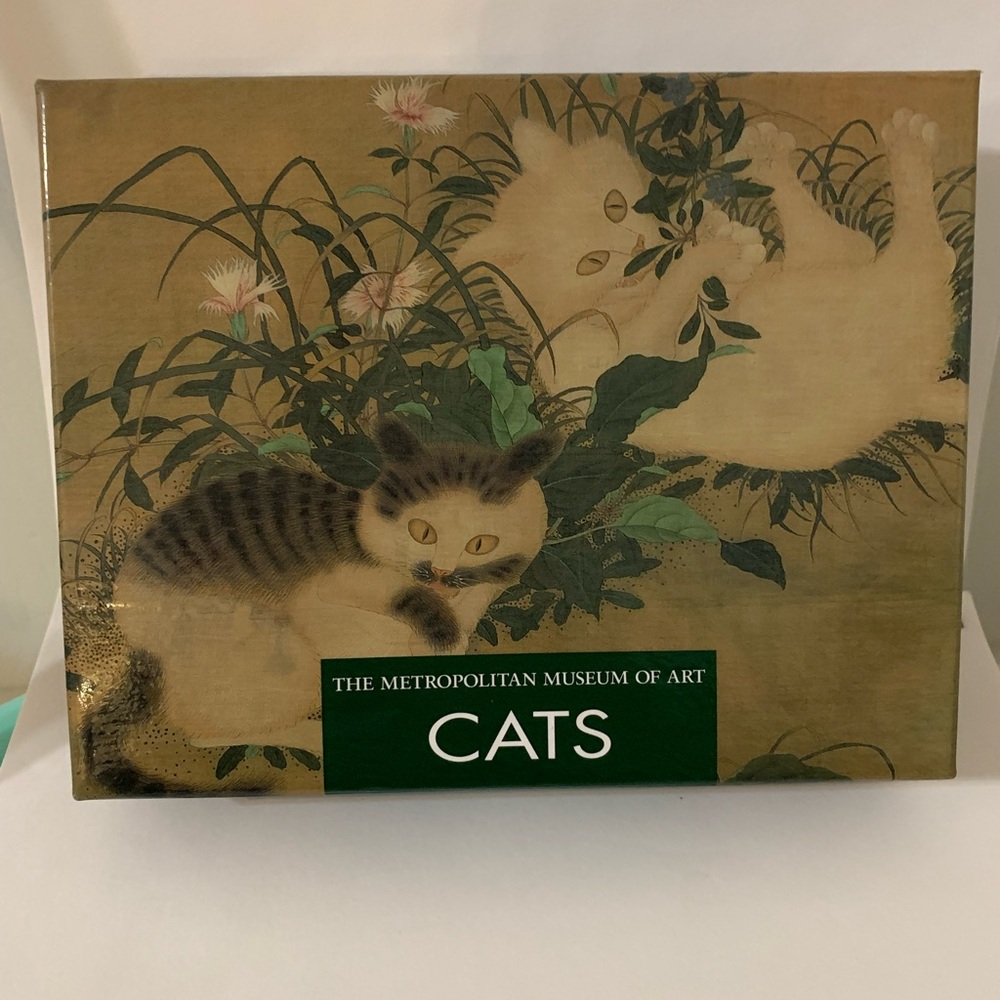 Vintage 2003 Metropolitan Museum of Art Cats Note Cards and Envelopes